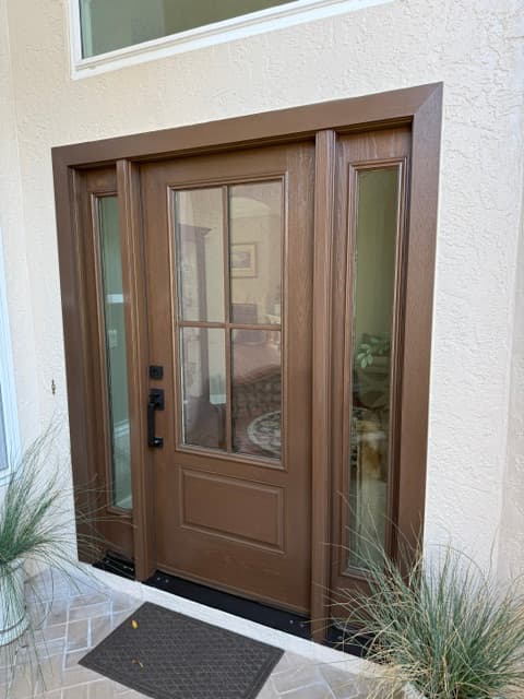 After walnut stain